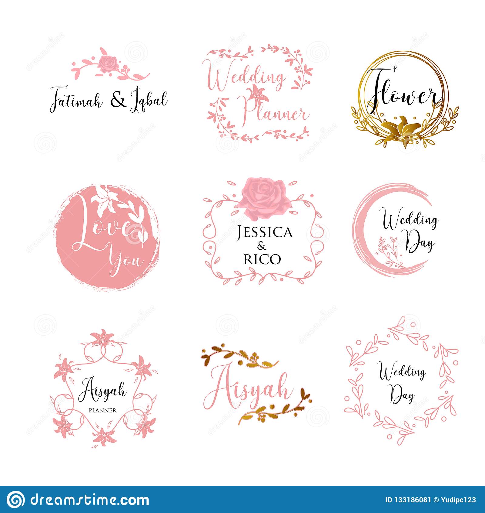 Detail Logo Wedding Organizer Keren Nomer 38