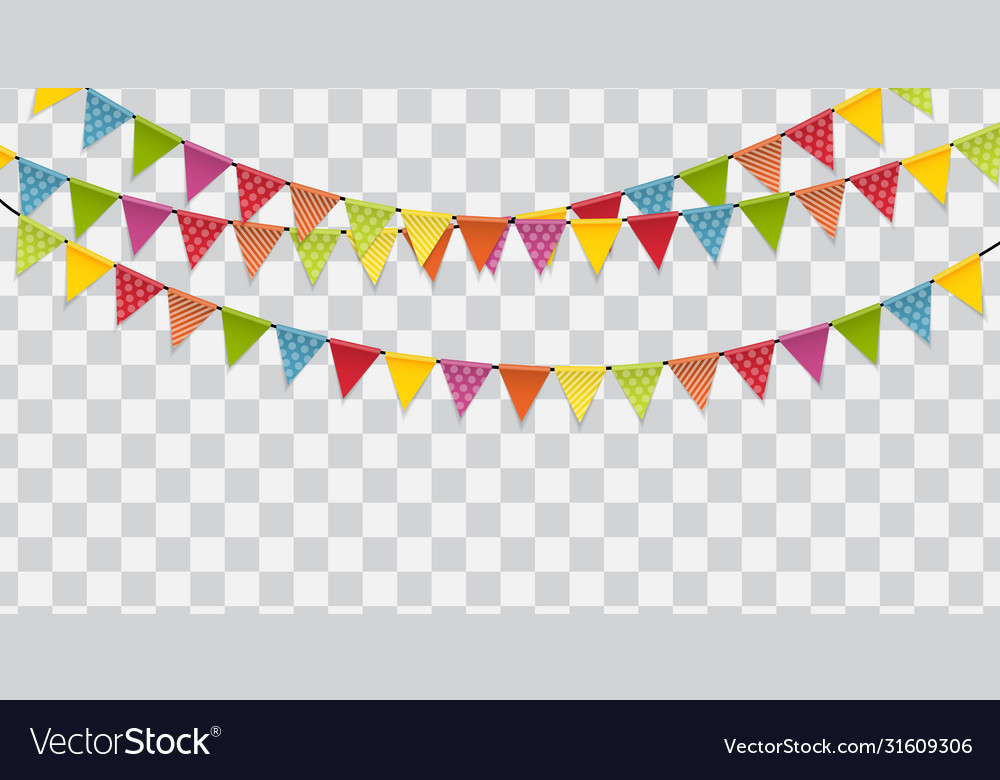 Detail Party Flag Vector Nomer 14