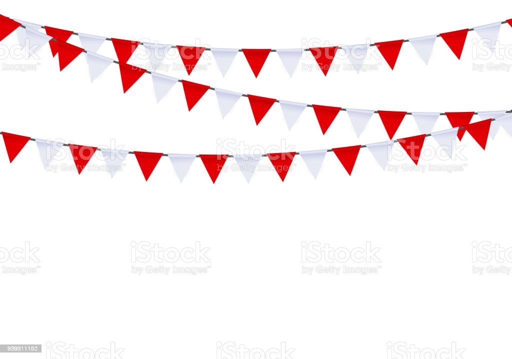 Detail Party Flag Vector Nomer 16