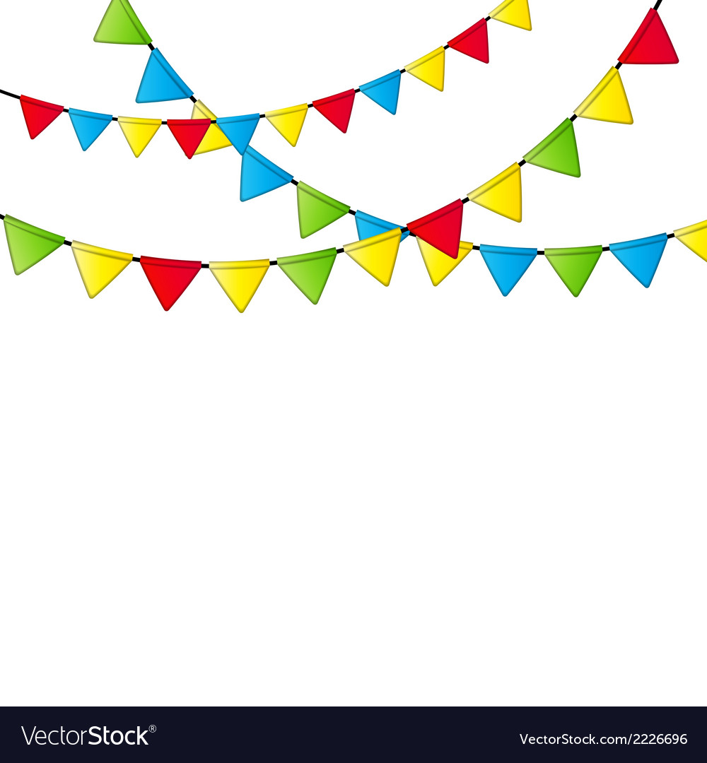 Detail Party Flag Vector Nomer 17