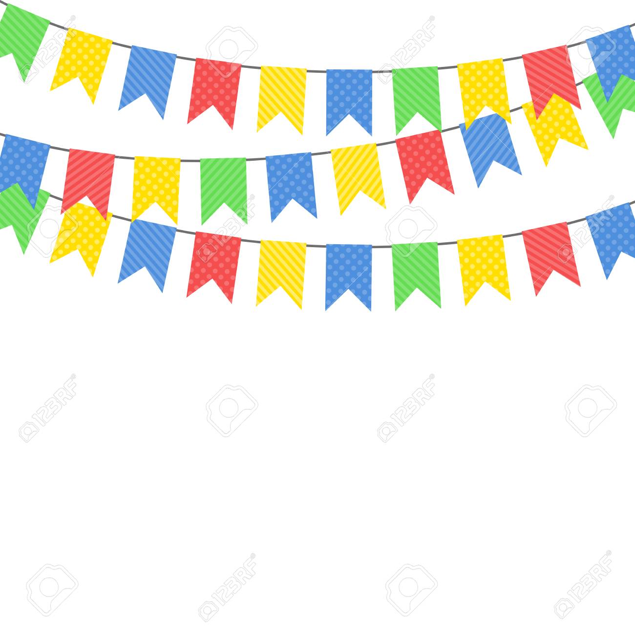 Detail Party Flag Vector Nomer 19