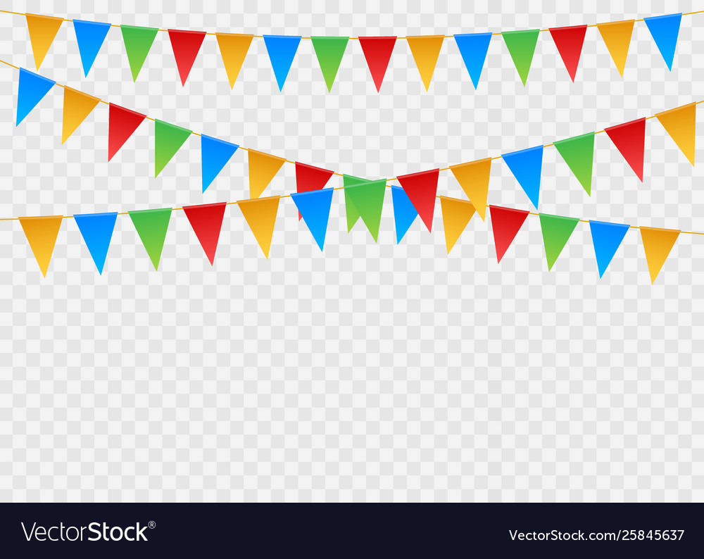 Detail Party Flag Vector Nomer 20