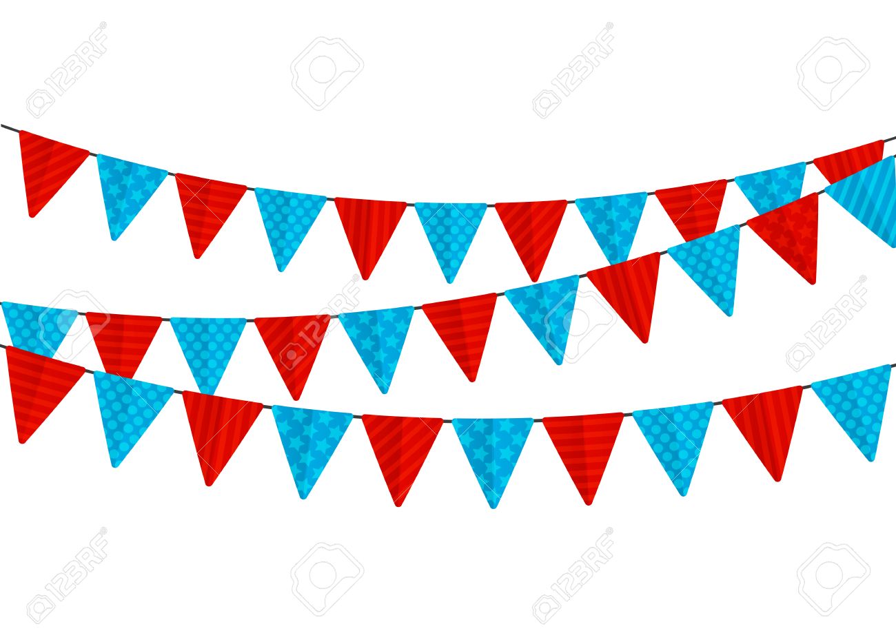 Detail Party Flag Vector Nomer 22