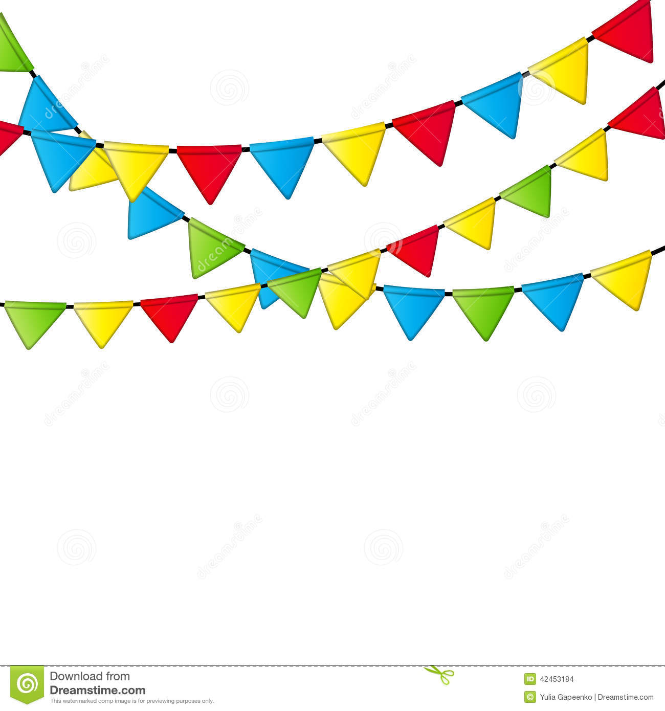 Detail Party Flag Vector Nomer 25