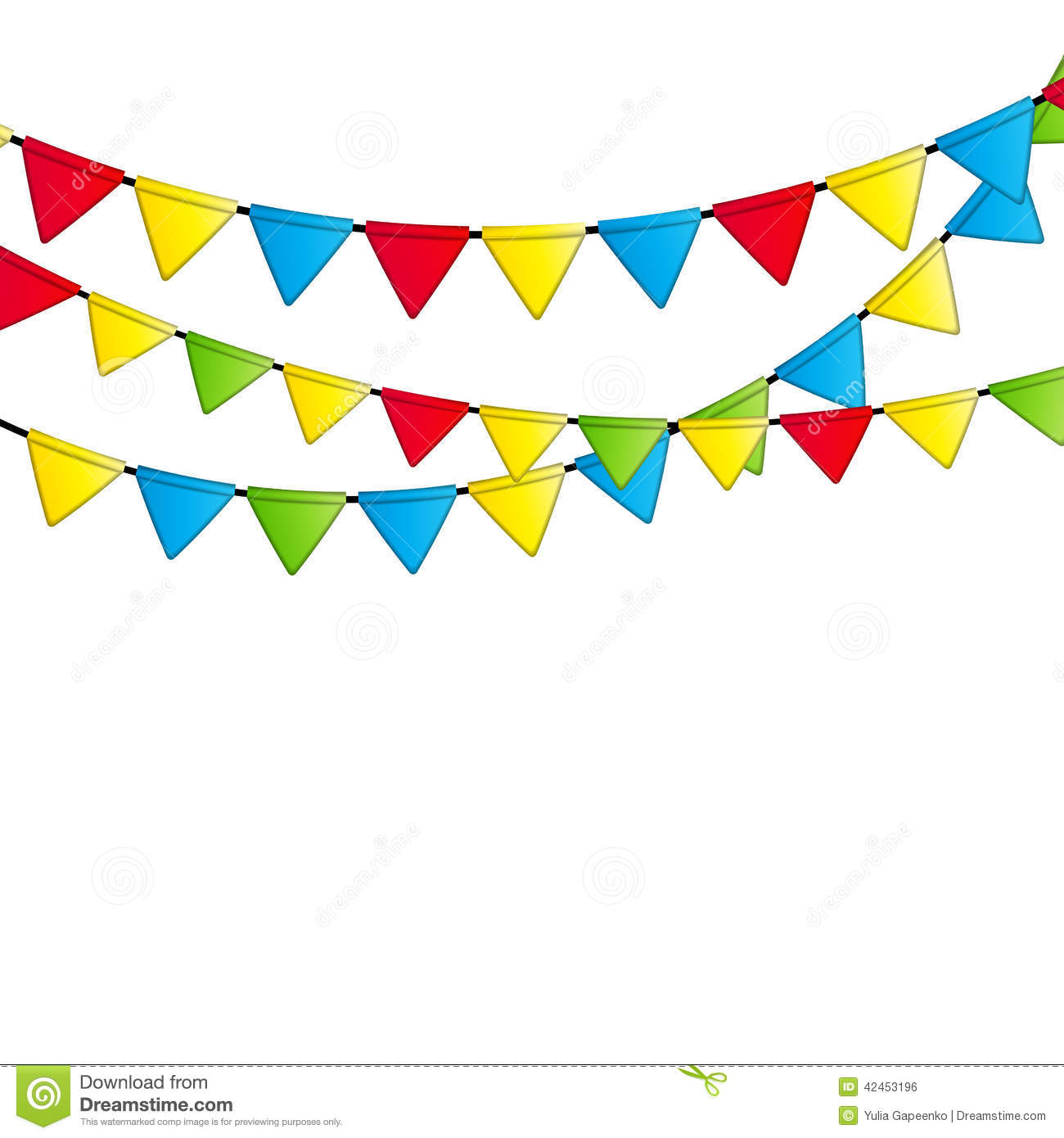 Detail Party Flag Vector Nomer 28
