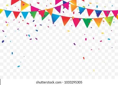 Detail Party Flag Vector Nomer 29