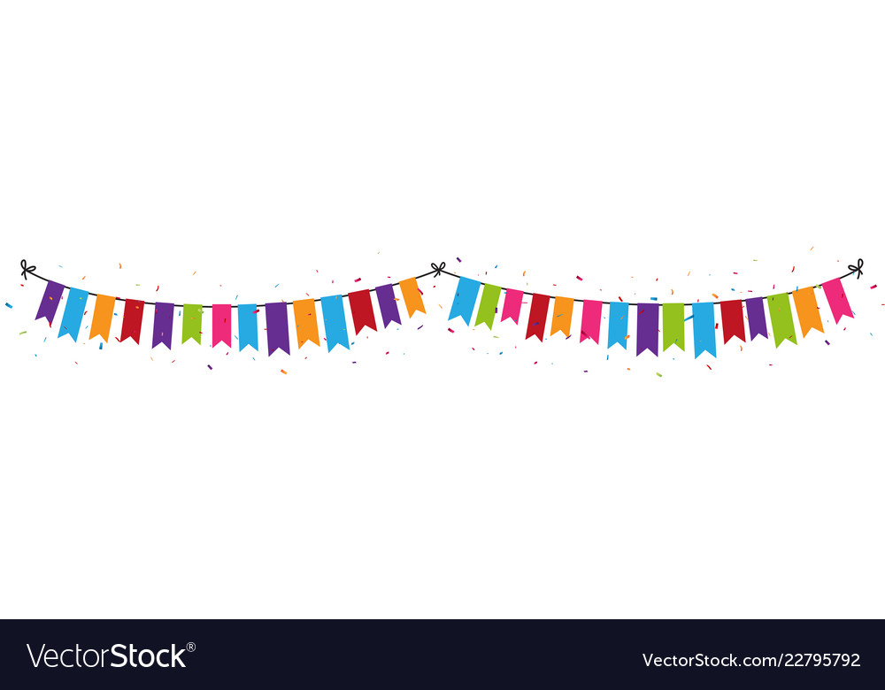 Detail Party Flag Vector Nomer 30