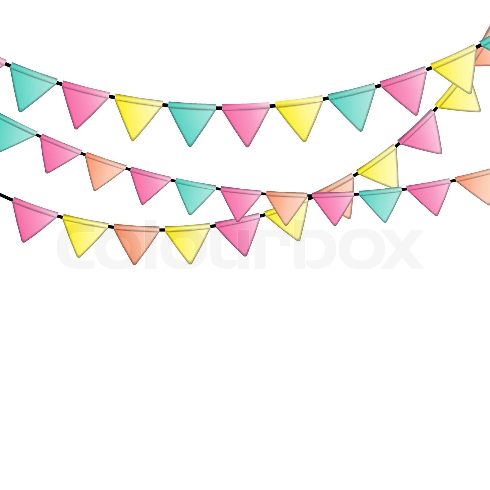 Detail Party Flag Vector Nomer 33