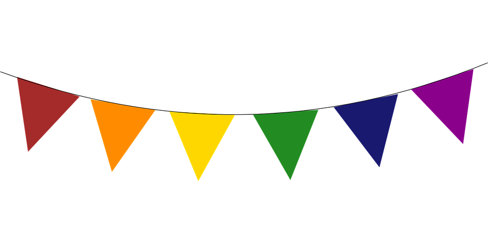 Detail Party Flag Vector Nomer 35