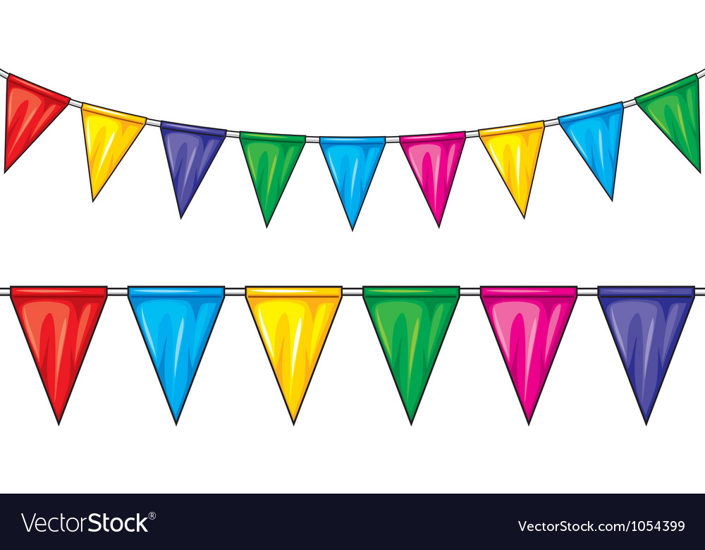 Detail Party Flag Vector Nomer 48