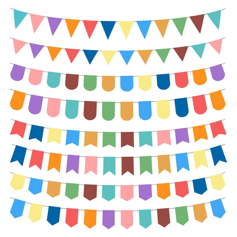 Detail Party Flag Vector Nomer 55