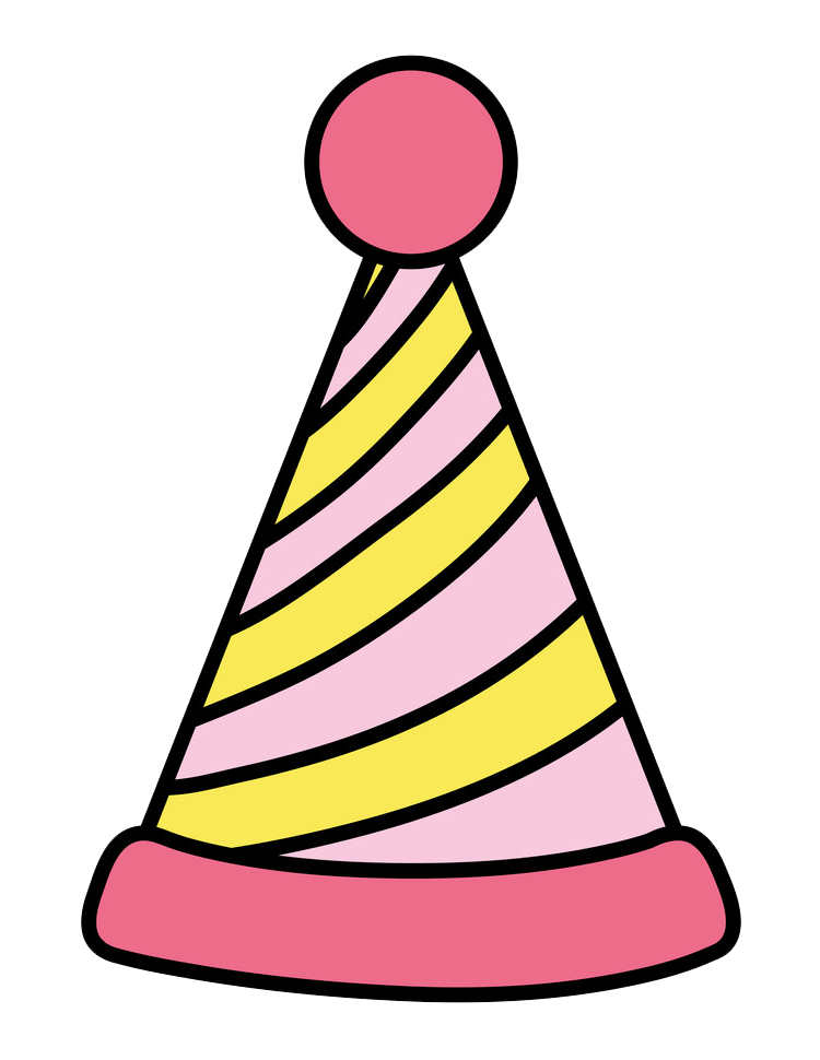 Detail Party Hat Clipart Transparent Background Nomer 41