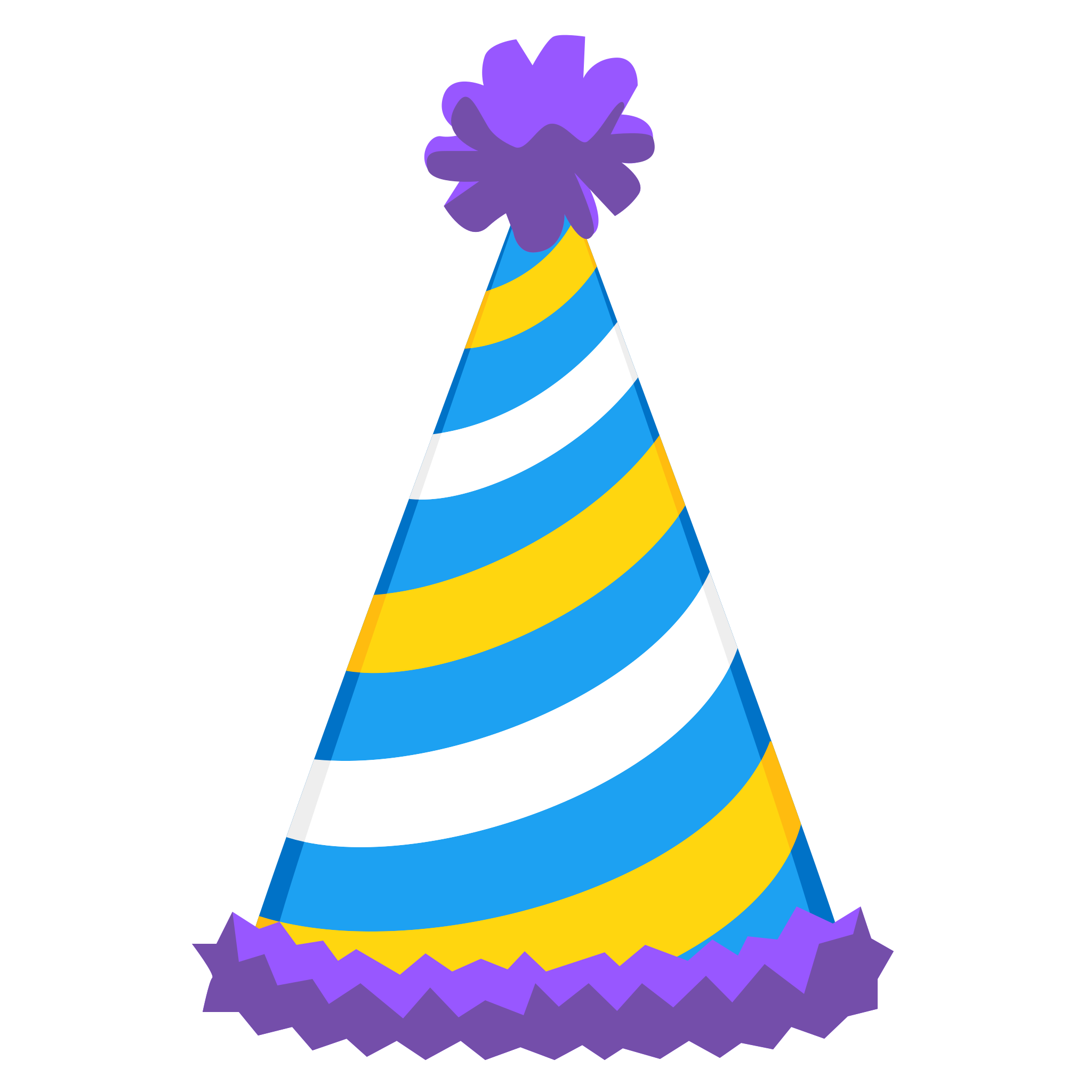 Detail Party Hat Graphics Nomer 14