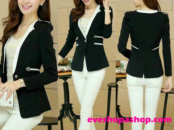 Detail Pas Foto Blazer Wanita Nomer 33