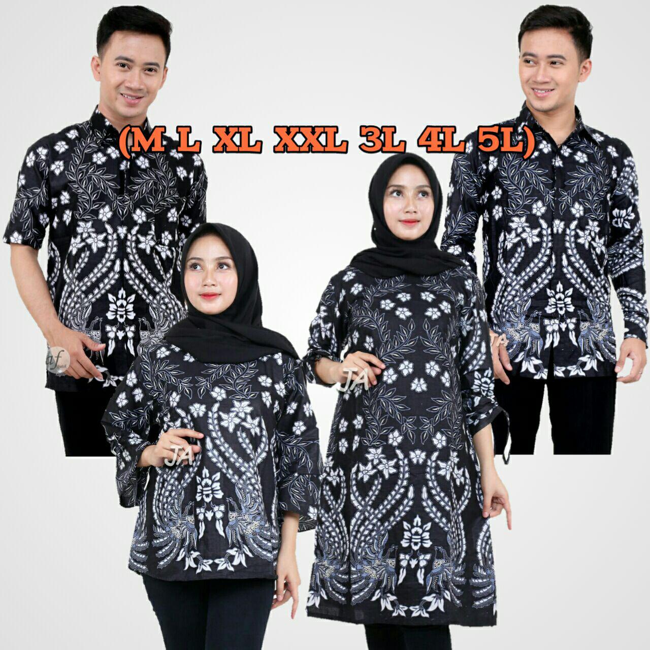 Detail Pasangan Desain Baju Batik Modern Nomer 18