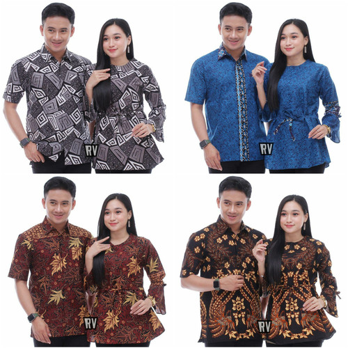 Detail Pasangan Desain Baju Batik Modern Nomer 21