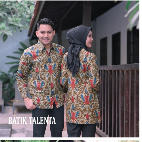 Detail Pasangan Desain Baju Batik Modern Nomer 41