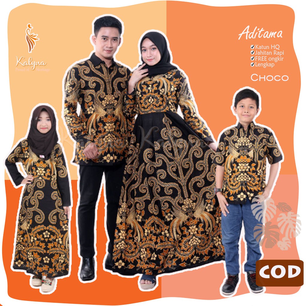 Detail Pasangan Desain Baju Batik Modern Nomer 42