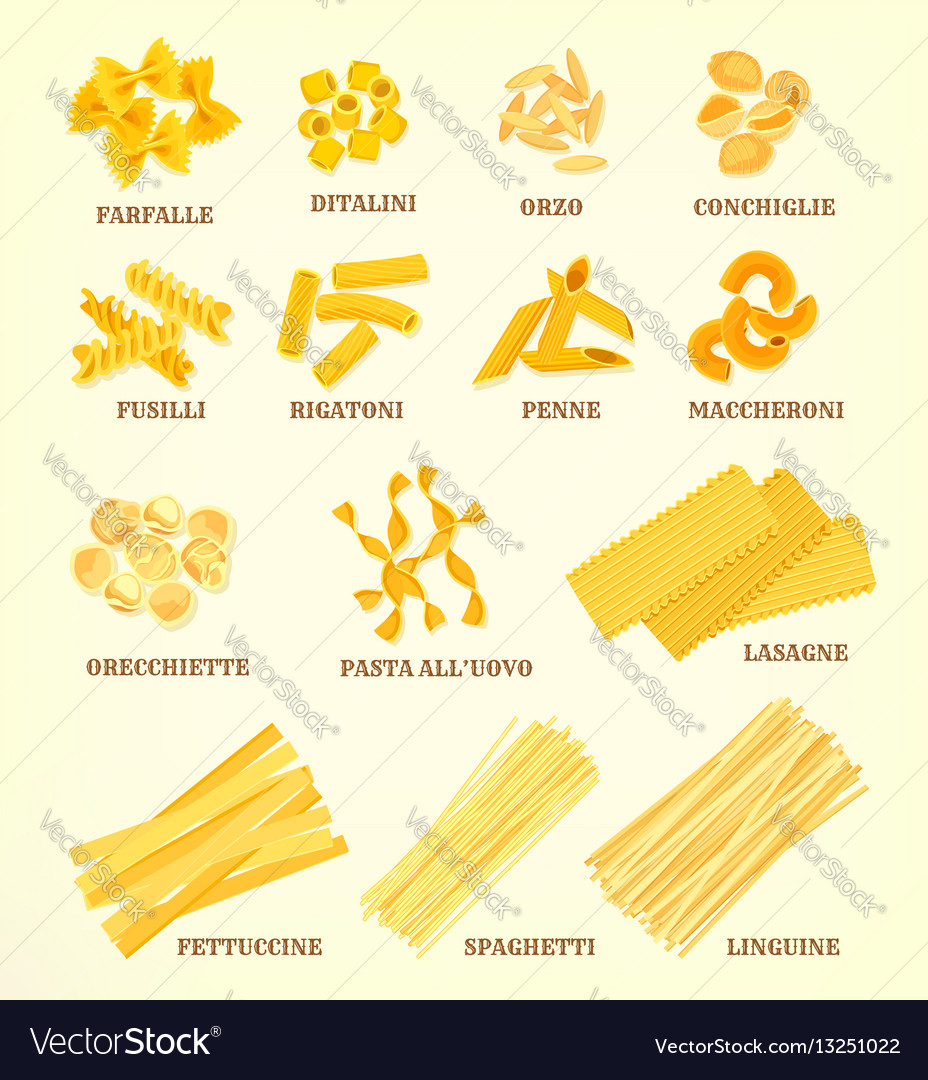 Detail Pasta Varieties Images Nomer 12