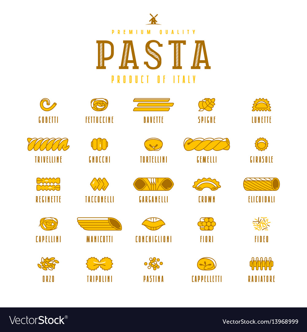 Detail Pasta Varieties Images Nomer 34