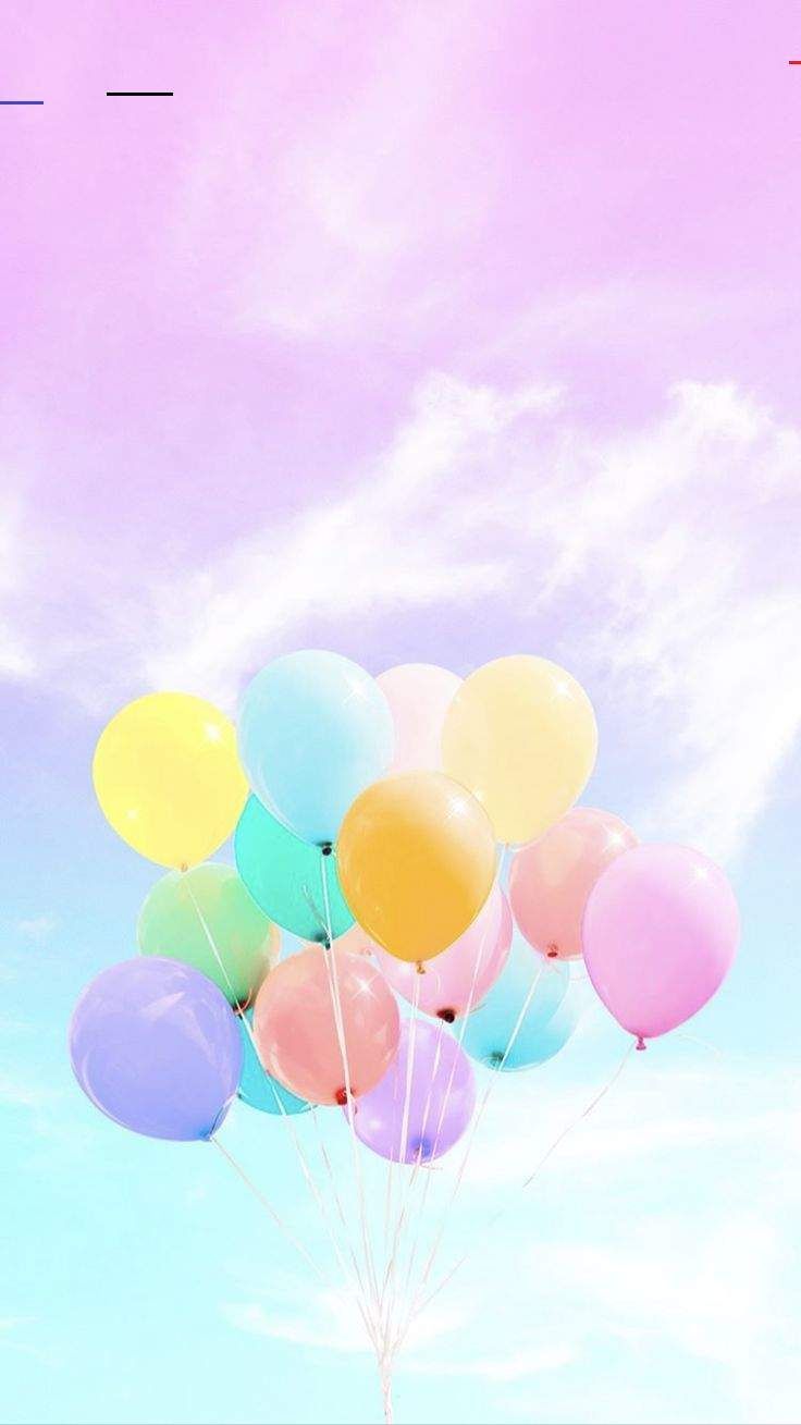 Detail Pastel Balloon Wallpaper Nomer 7