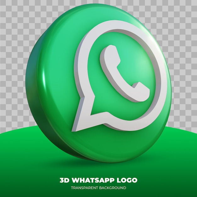 Detail Logo Whatsapp 3d Png Nomer 48