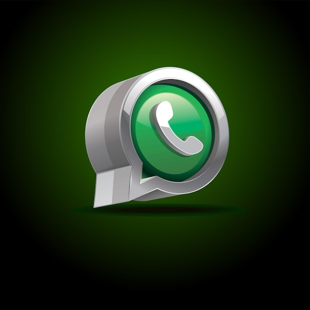 Detail Logo Whatsapp 3d Png Nomer 56