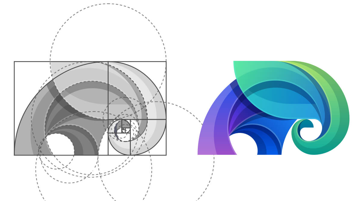 Detail Logo With Golden Ratio Nomer 14