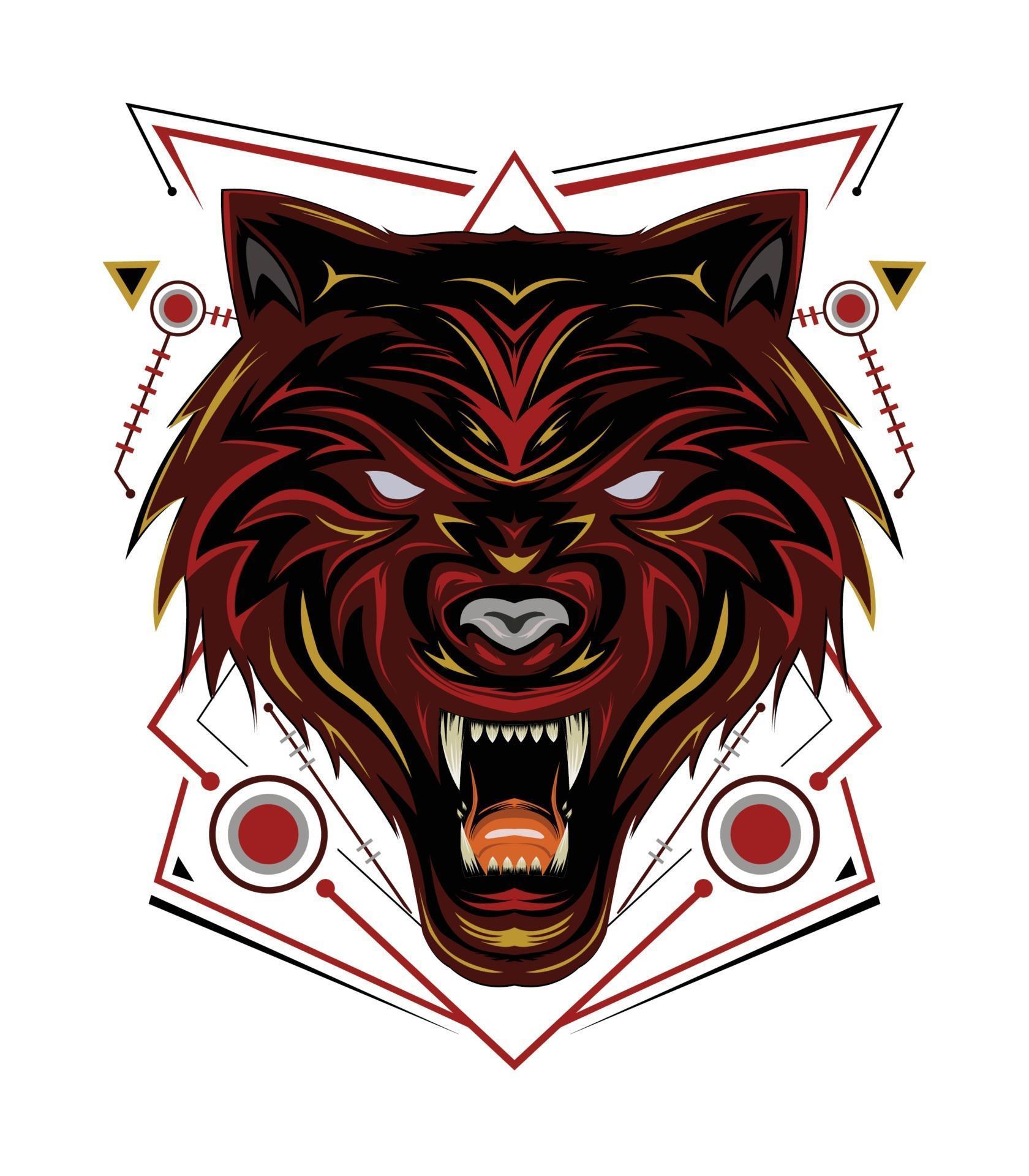 Detail Logo Wolf Keren Nomer 35