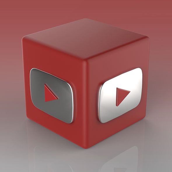 Detail Logo Youtube 3d Nomer 39