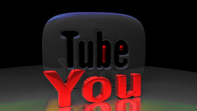 Detail Logo Youtube Keren 3d Nomer 42