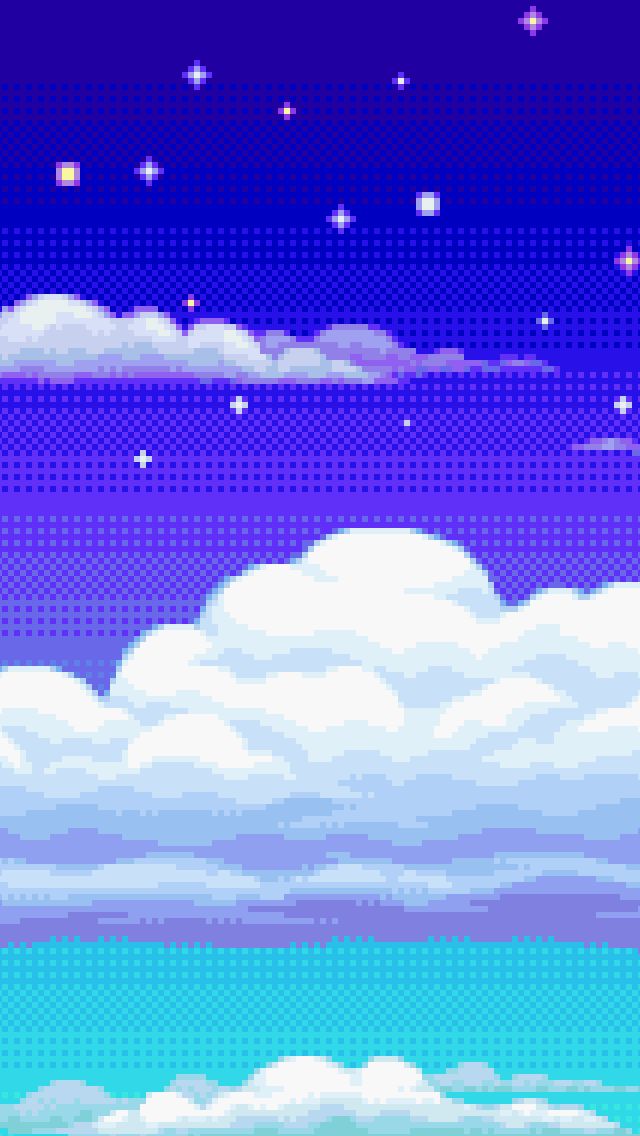 Detail Pastel Blue Pixel Background Tumblr Nomer 37
