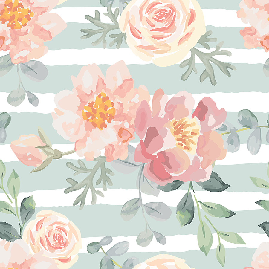 Detail Pastel Floral Background Nomer 16