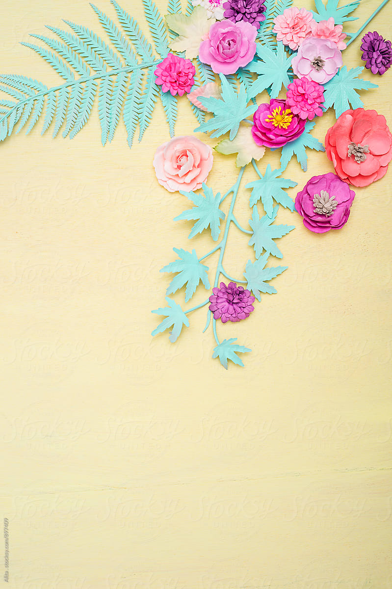 Detail Pastel Floral Background Nomer 26