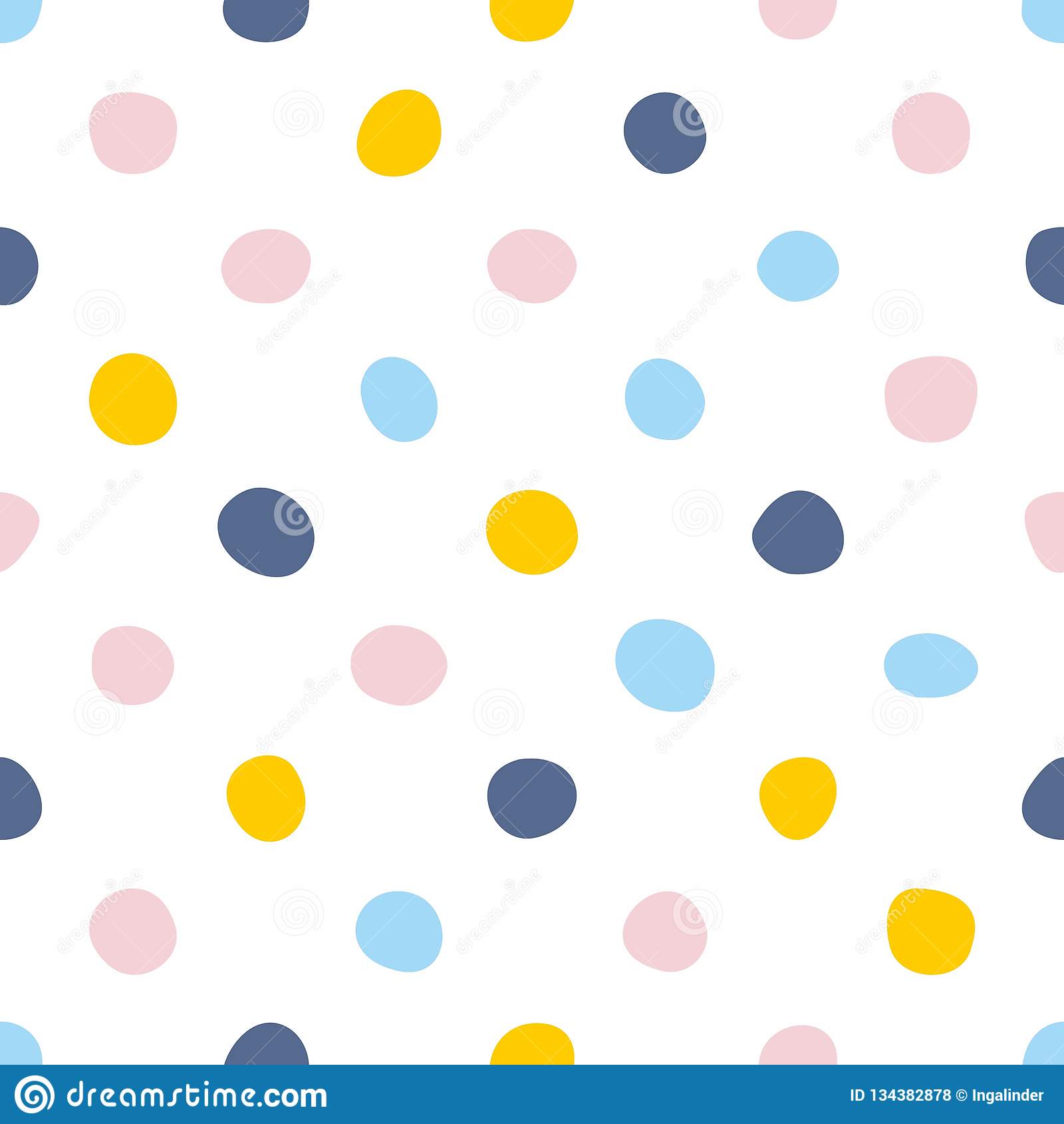 Detail Pastel Polka Dot Background Nomer 16