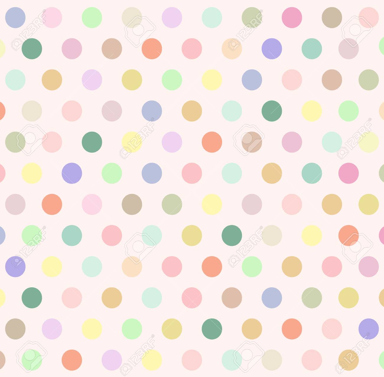 Detail Pastel Polka Dot Background Nomer 9