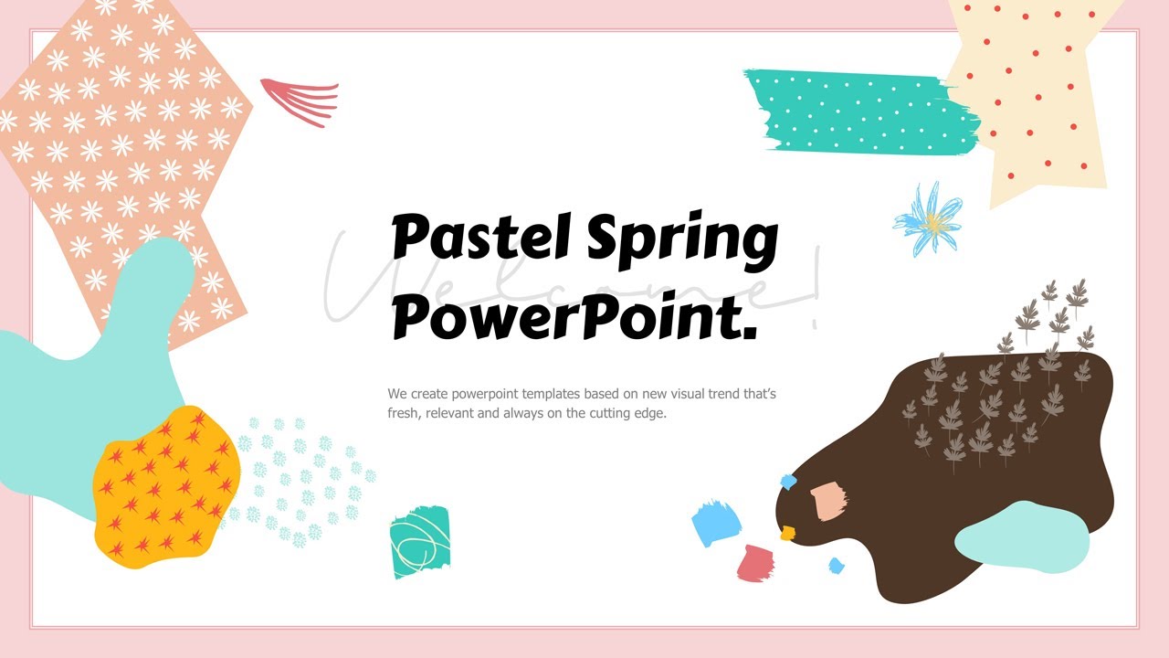 Detail Pastel Powerpoint Background Nomer 29