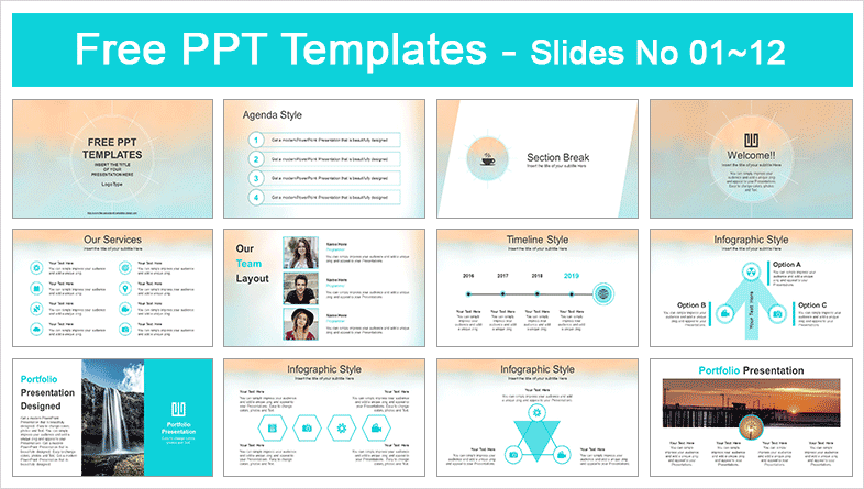 Detail Pastel Powerpoint Template Nomer 27