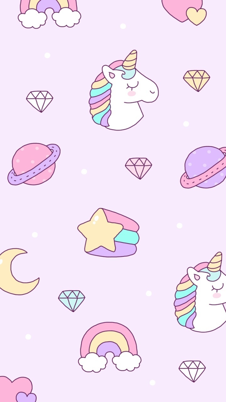 Detail Pastel Unicorn Wallpaper Nomer 8