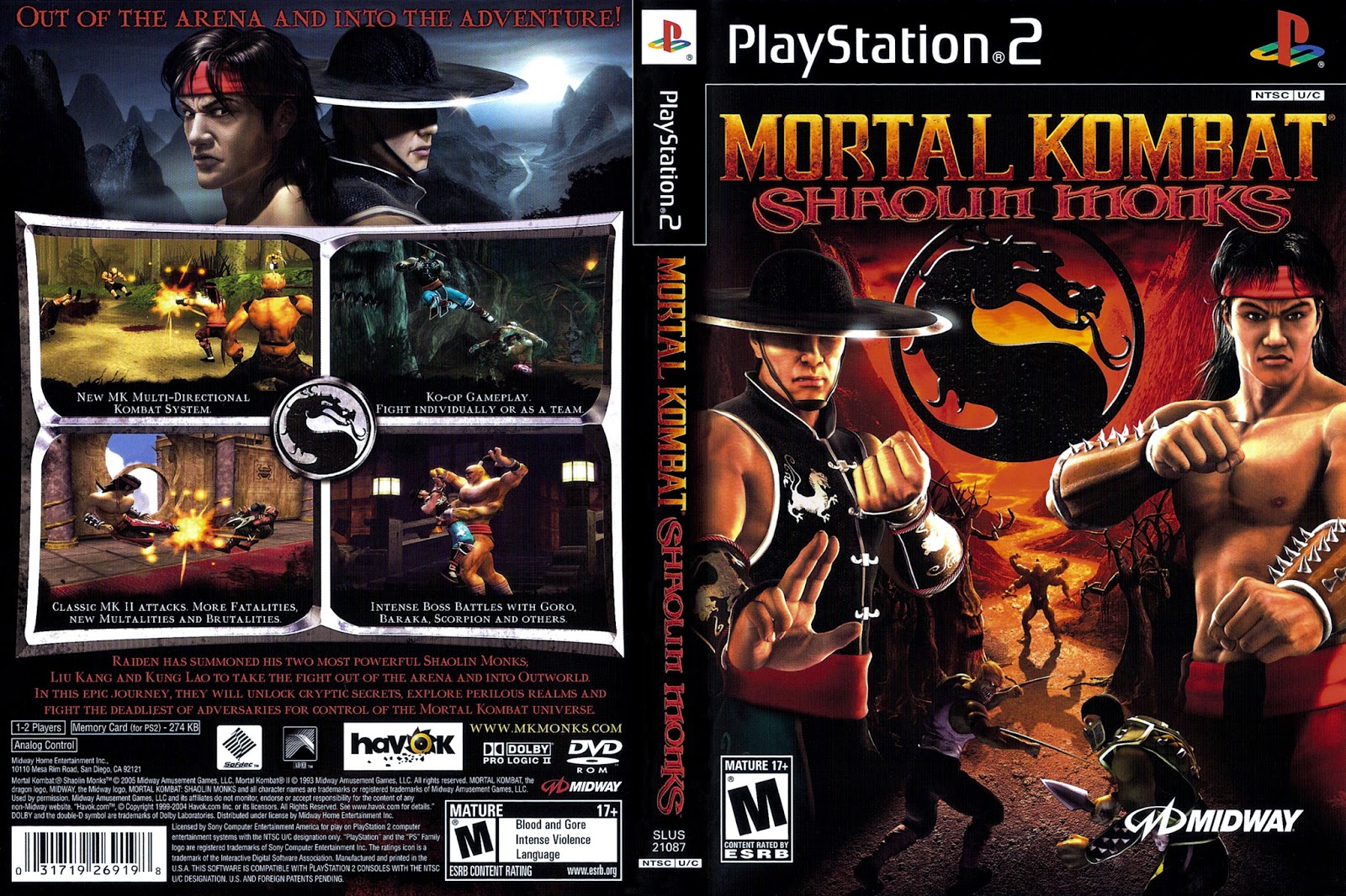 Detail Pasword Mortal Kombat Shaolin Monk Nomer 33