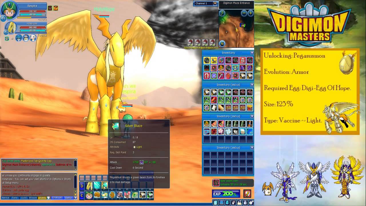 Detail Patamon Evolution Digimon Master Nomer 21