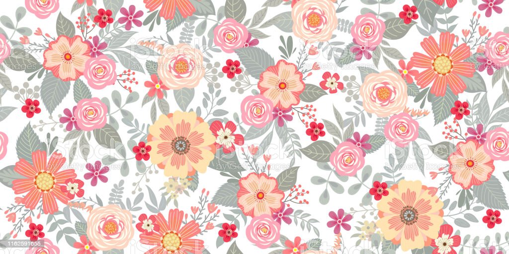 Detail Pattern Background Bunga Nomer 14