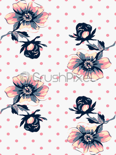 Detail Pattern Background Bunga Nomer 28