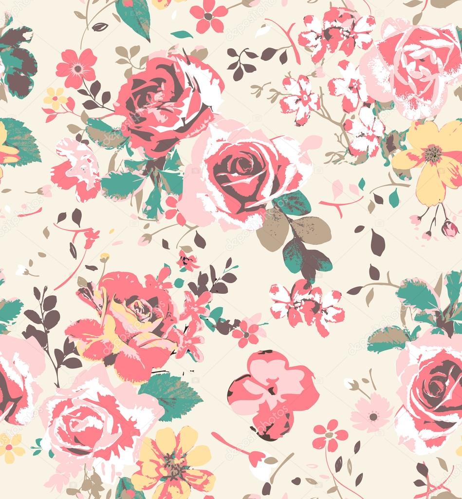 Detail Pattern Background Bunga Nomer 31
