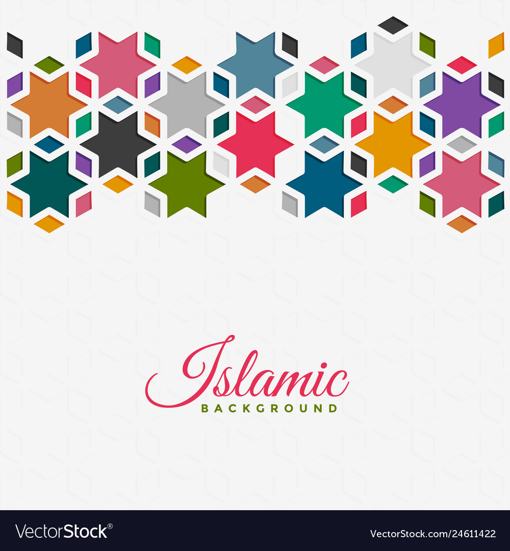 Detail Pattern Background Islamic Nomer 34