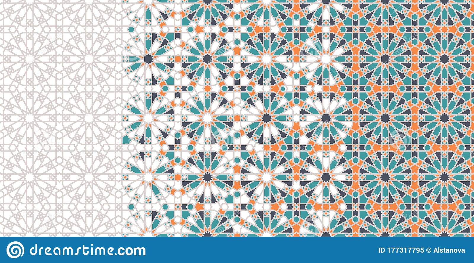 Detail Pattern Background Islamic Nomer 53
