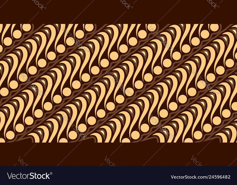 Detail Pattern Batik Vector Nomer 51