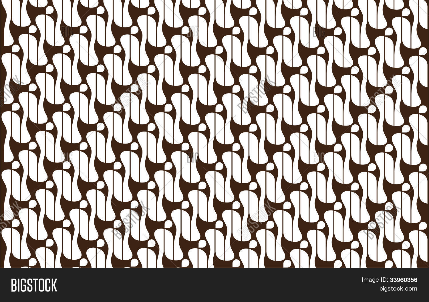 Detail Pattern Batik Vector Nomer 57