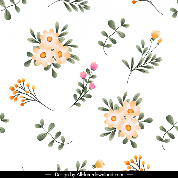 Detail Pattern Bunga Nomer 5