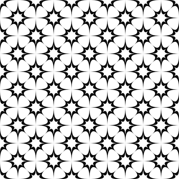 Detail Pattern Hitam Putih Nomer 3